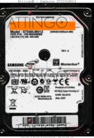 Samsung Momentus ST500LM012 C7572G12AA62K6 03.2012 DGT  SATA front side