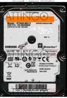 Samsung Momentus ST500LM012 C7963G12AA3Q6W 03.2012 DGT  SATA front side