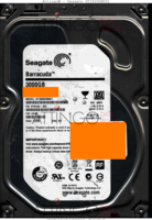 Seagate Barracuda ST3000DM001 9YN166-302 12295 SU CC4C SATA front side