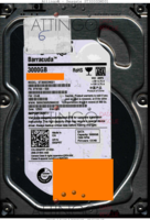 Seagate Barracuda ST3000DM001 9YN166-500 12503 WU CC4B SATA front side