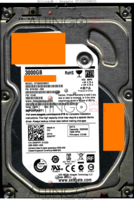 Seagate Barracuda ST3000DM001 9YN166-500 13065 WU CC4B SATA front side