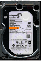 Seagate Surveillance HDD ST8000VX0002 1Z6112-500 16302 TK AV01 SATA back side