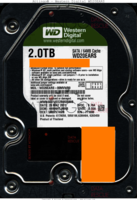 Western Digital Caviar Green WD20EARS WD20EARS-00MVWB0 26 MAY 2011   SATA front side