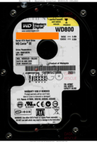 Western Digital Caviar SE WD800JD-08LSA0 WD800JD-08LSA0 30 NOV 2005 Malaysia  SATA front side