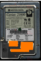 Western Digital Caviar WDAC21600-60H 99-004199-005 F6 13 MAY 97 SINGAPORE  PATA front side