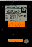 Western Digital Caviar WDAC31200-00F 99-004181-000 A0 16 AUG 95 SINGAPORE  PATA front side