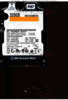 Western Digital Scorpio Blue WD3200BEVE-00A0HT0 WD3200BEVE-00A0HT0 12 FEB 2011 Thailand  PATA front side